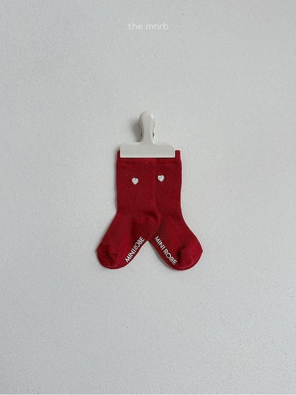 Heart Logo Socks [minirobe]（2026AW） 8