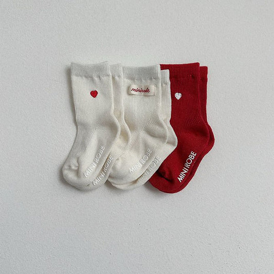 Heart Logo Socks [minirobe]（2026AW） 1