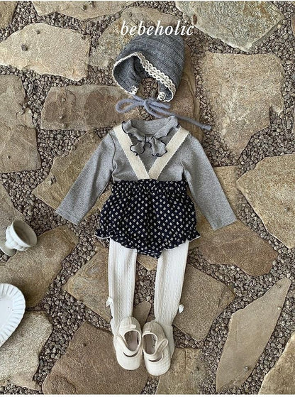 Leaf Suspender Bloomers [bebe holic]（2026AW） 3