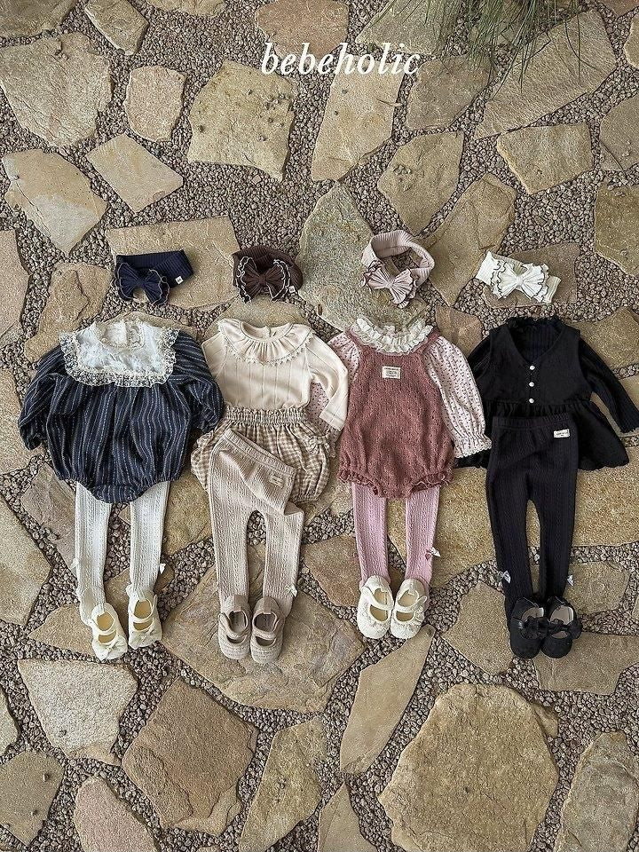 Tonton Ribbon Footed Leggings [bebe holic]（2026AW） 2