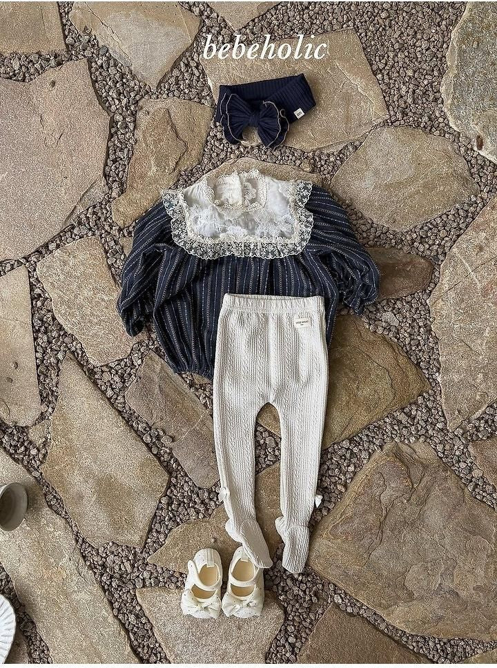 Tonton Ribbon Footed Leggings [bebe holic]（2026AW） 3