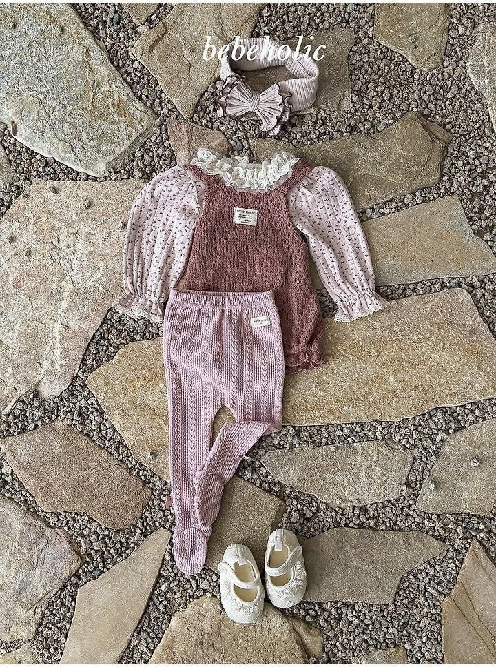 Tonton Ribbon Footed Leggings [bebe holic]（2026AW） 8