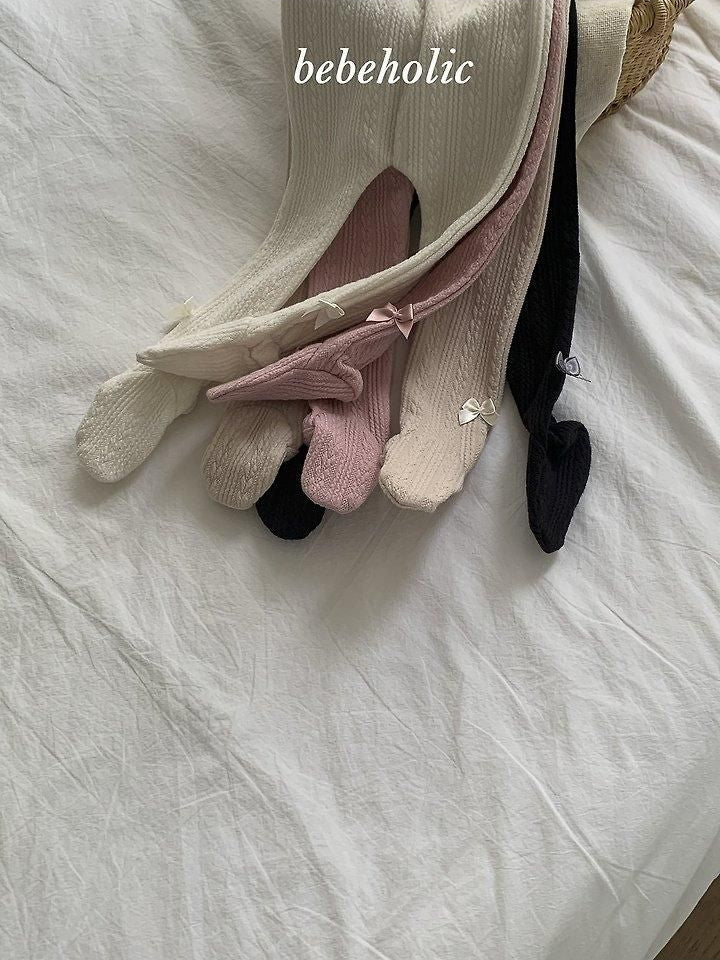 Tonton Ribbon Footed Leggings [bebe holic]（2026AW） 10