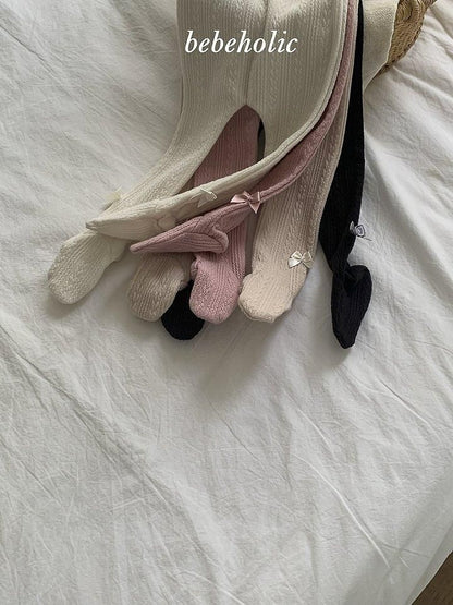 Tonton Ribbon Footed Leggings [bebe holic]（2026AW） 10