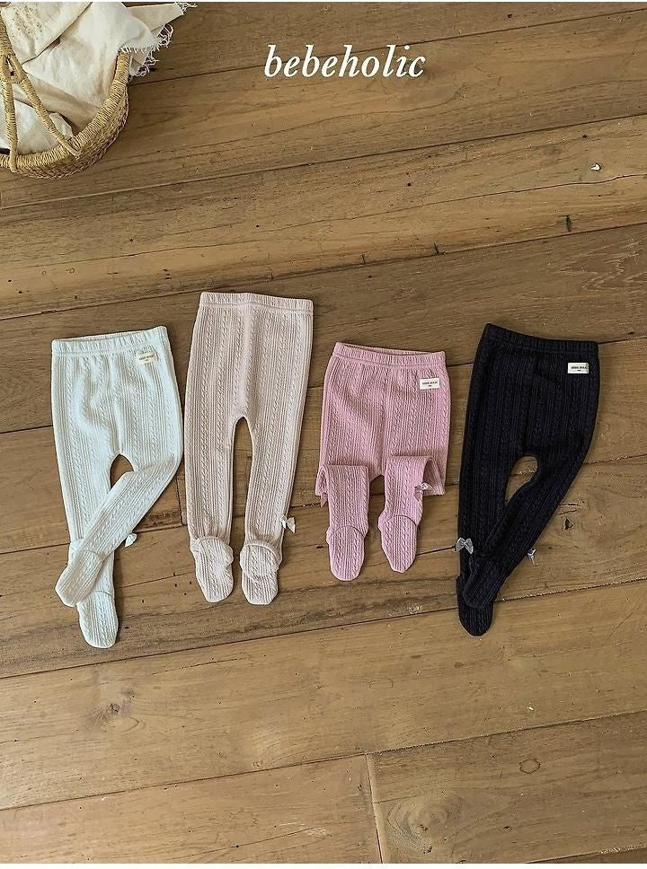 Tonton Ribbon Footed Leggings [bebe holic]（2026AW） 11