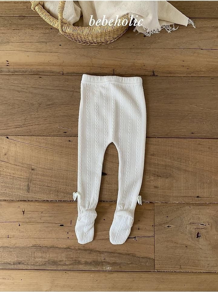 Tonton Ribbon Footed Leggings [bebe holic]（2026AW） 15