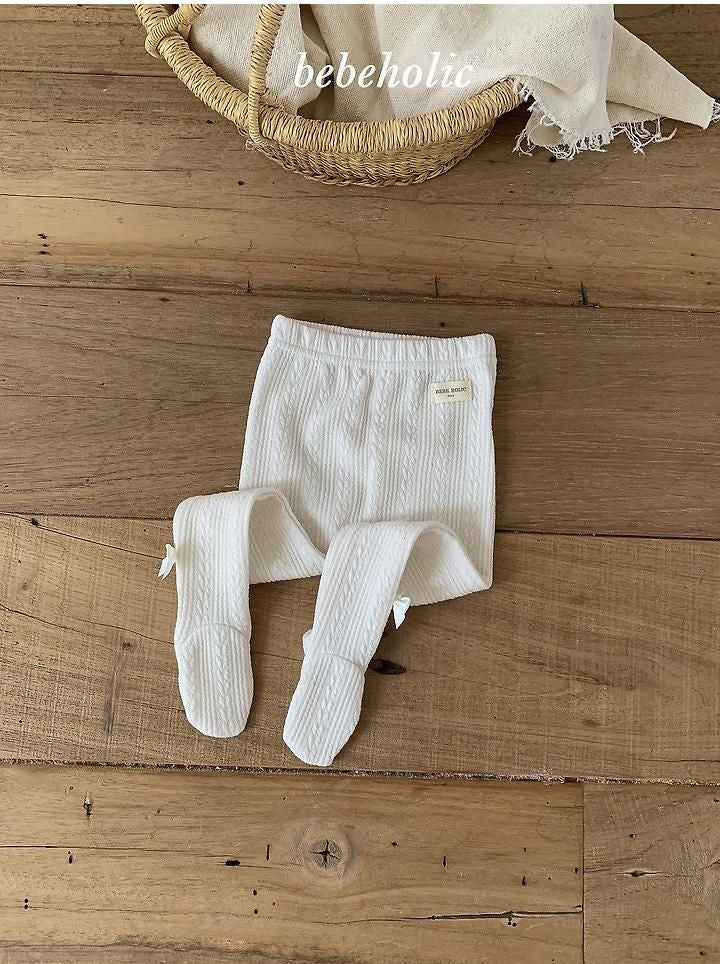 Tonton Ribbon Footed Leggings [bebe holic]（2026AW） 16