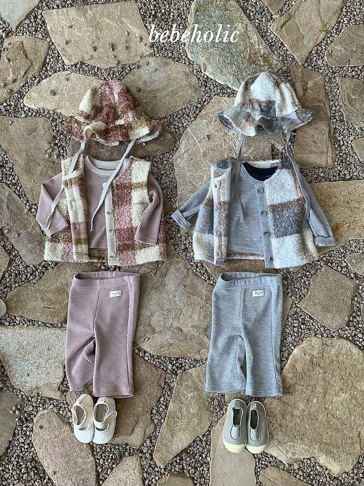 Roy Check Vest [bebe holic]（2026AW） 2