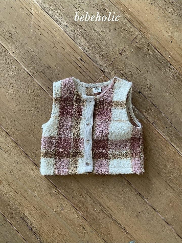 Roy Check Vest [bebe holic]（2026AW） 10