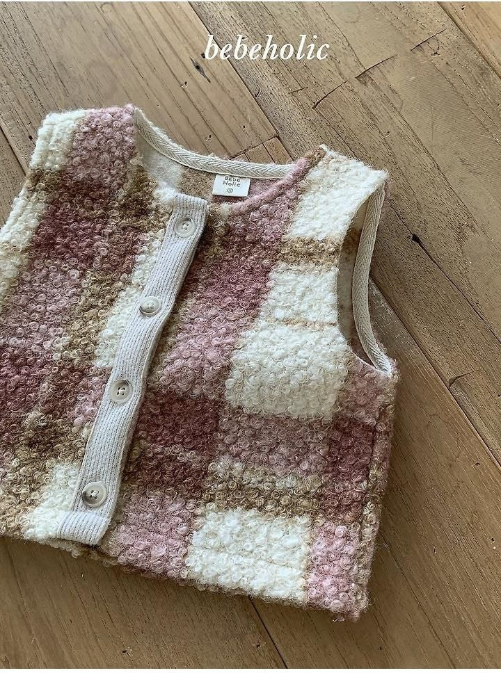 Roy Check Vest [bebe holic]（2026AW） 11