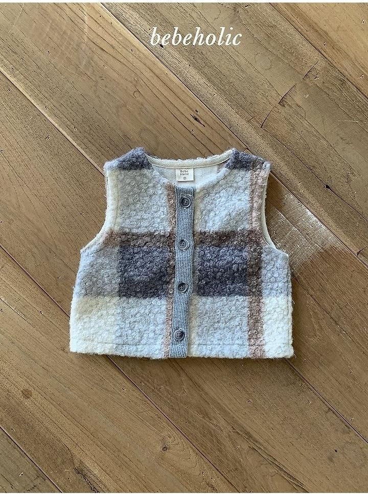Roy Check Vest [bebe holic]（2026AW） 13