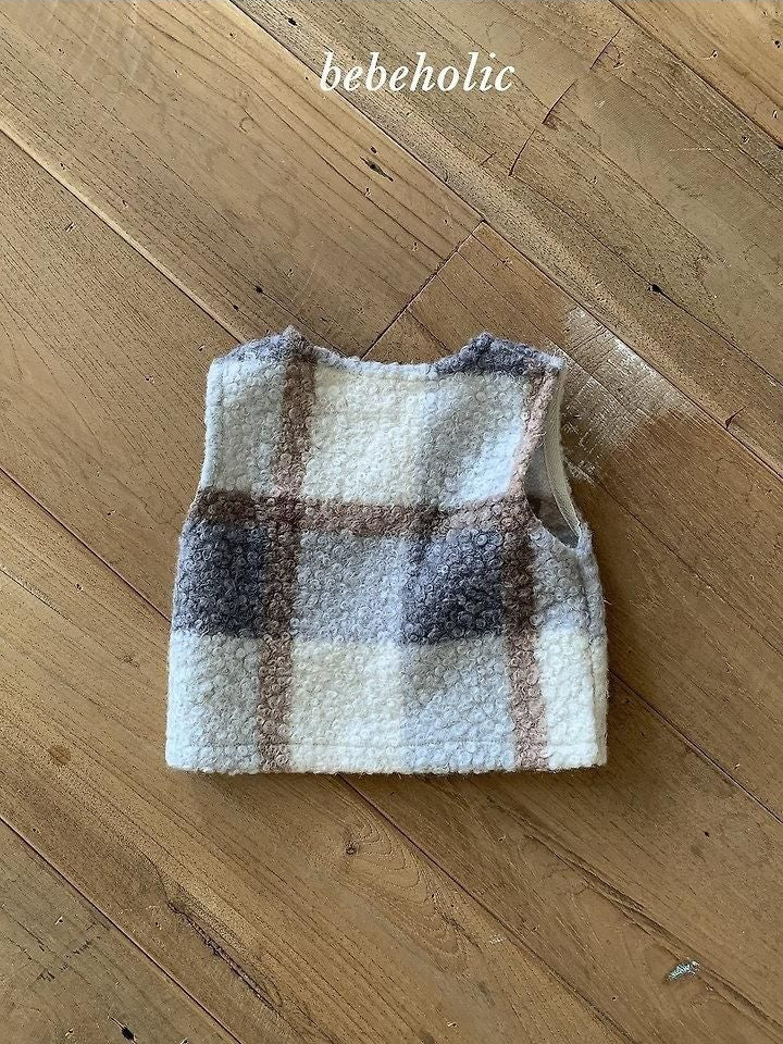 Roy Check Vest [bebe holic]（2026AW） 14