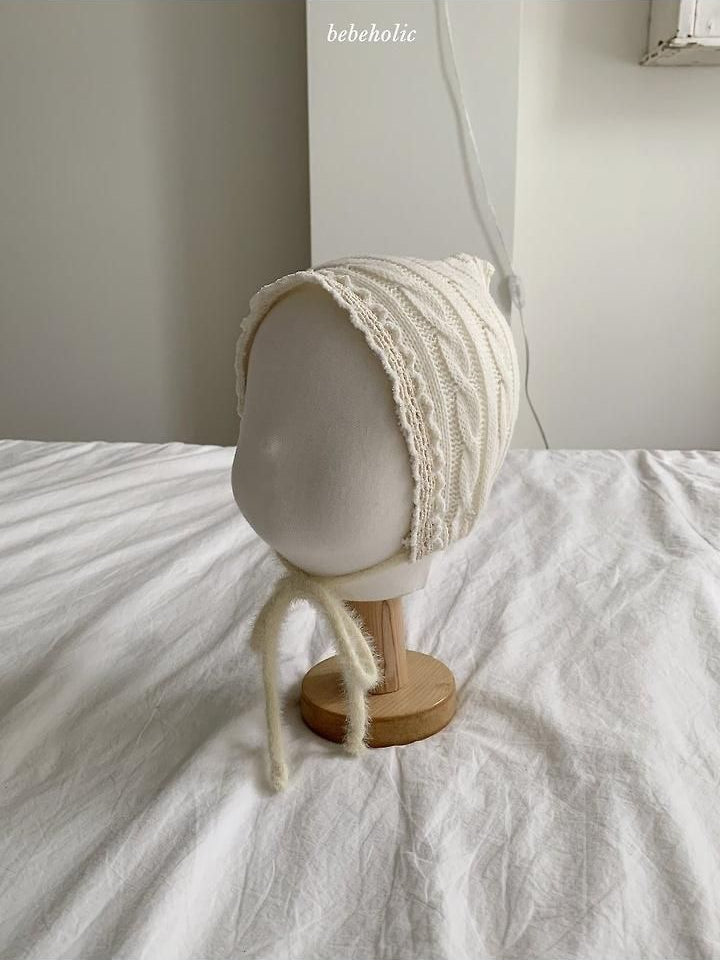 Cable Knit Bonnet [bebe holic]（2026AW） 4