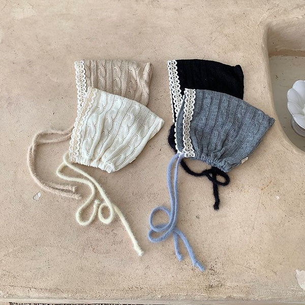 Cable Knit Bonnet [bebe holic]（2026AW） 1