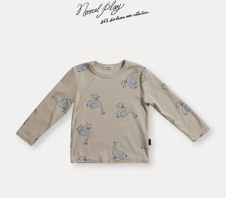 Normal Duck Ribbed Tee [NORMAL PLAY]（2026AW） 5