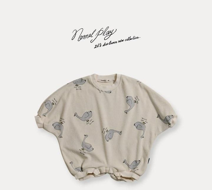 Terry Duck Baby Bodysuit [NORMAL PLAY]（2026AW） 6
