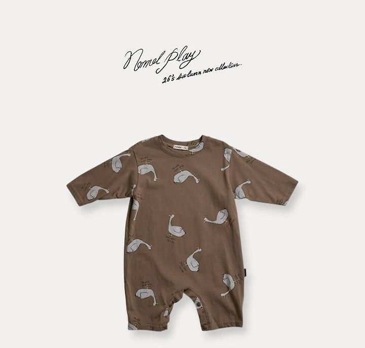 Normal Duck Single Baby Bodysuit [NORMAL PLAY]（2026AW） 6