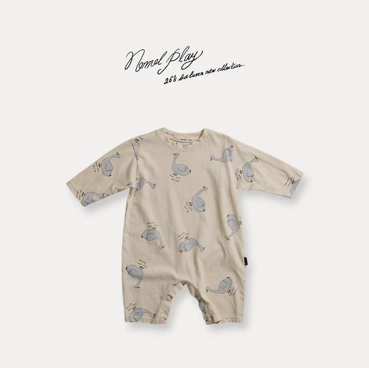 Normal Duck Single Baby Bodysuit [NORMAL PLAY]（2026AW） 7