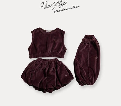 Velour Crop Jogger Pants [NORMAL PLAY]（2026AW） 5