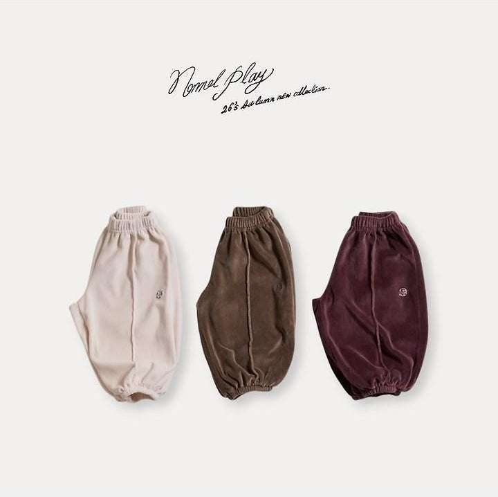 Velour Crop Jogger Pants [NORMAL PLAY]（2026AW） 7