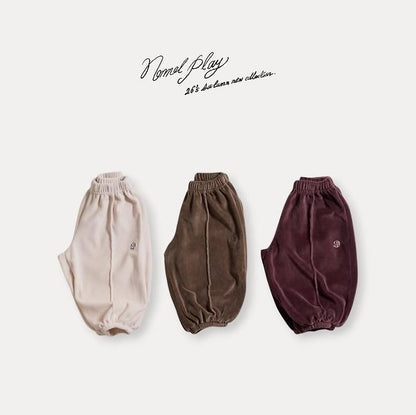 Velour Crop Jogger Pants [NORMAL PLAY]（2026AW） 7