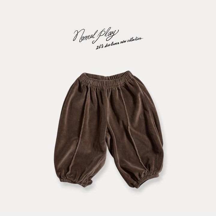 Velour Crop Jogger Pants [NORMAL PLAY]（2026AW） 8