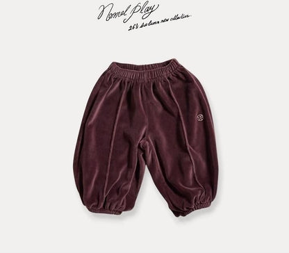 Velour Crop Jogger Pants [NORMAL PLAY]（2026AW） 9