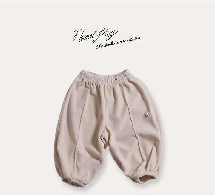 Velour Crop Jogger Pants [NORMAL PLAY]（2026AW） 10