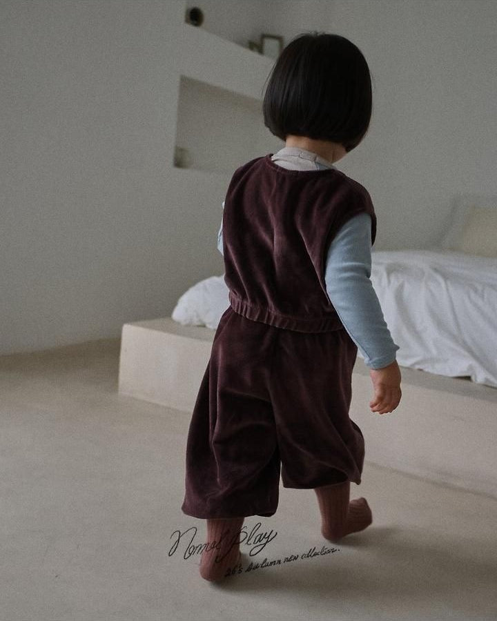 Velour Crop Jogger Pants [NORMAL PLAY]（2026AW） 17