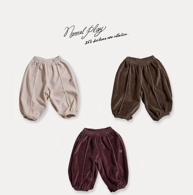 Velour Crop Jogger Pants [NORMAL PLAY]（2026AW） 1