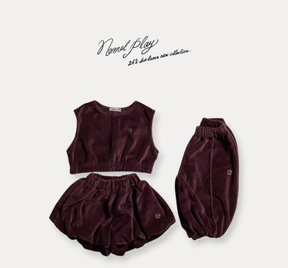 Velour Crop Vest [NORMAL PLAY]（2026AW） 6