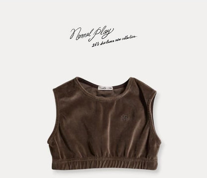 Velour Crop Vest [NORMAL PLAY]（2026AW） 18