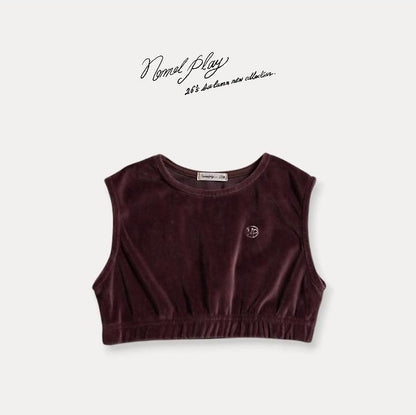 Velour Crop Vest [NORMAL PLAY]（2026AW） 19