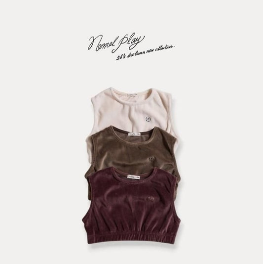 Velour Crop Vest [NORMAL PLAY]（2026AW） 1
