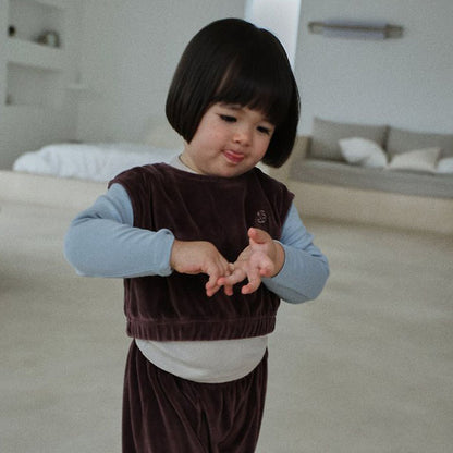 Velour Crop Vest [NORMAL PLAY]（2026AW） 2
