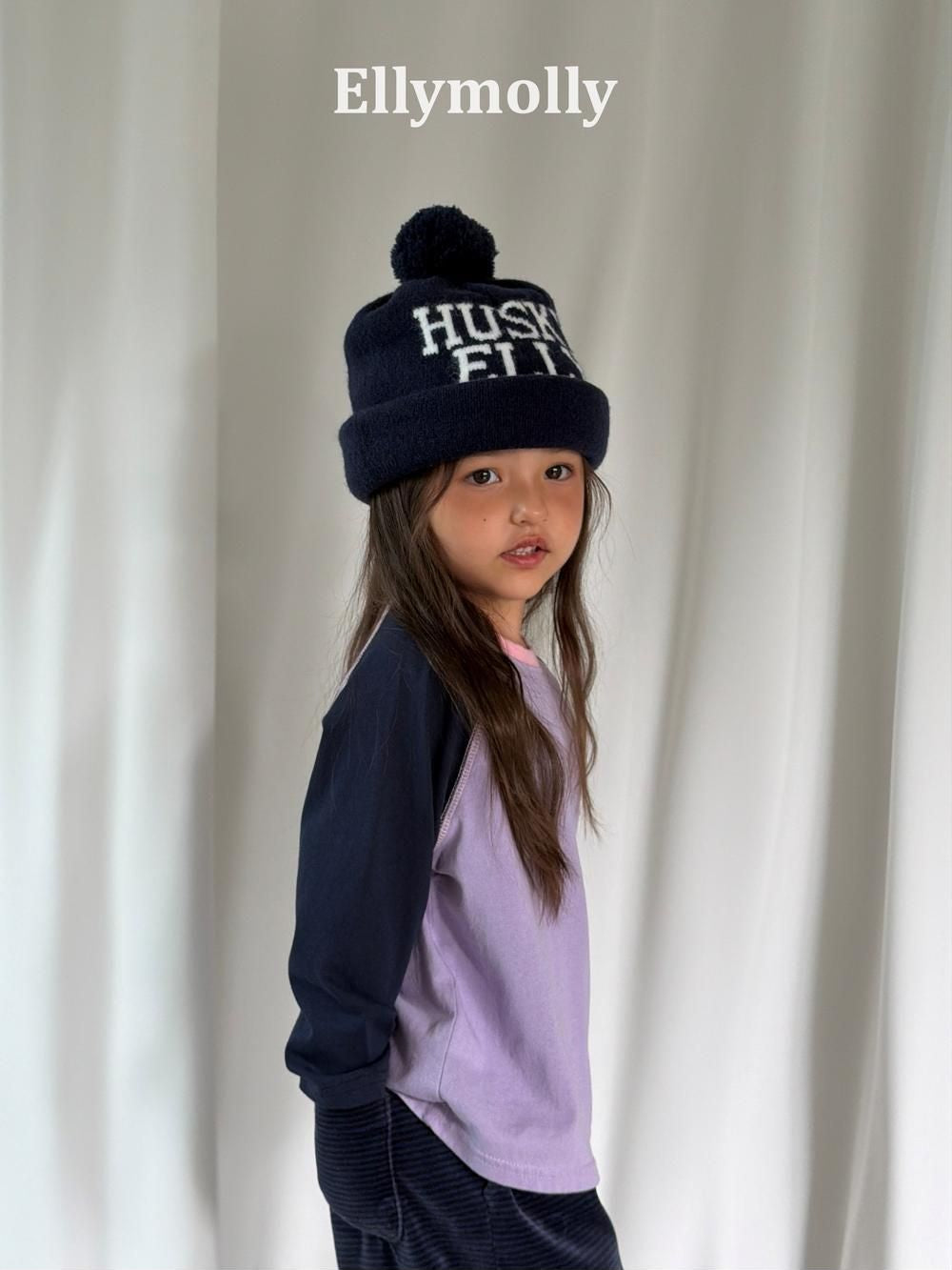 Husky Pompom Beanie [Ellymolly]（2026AW） 3