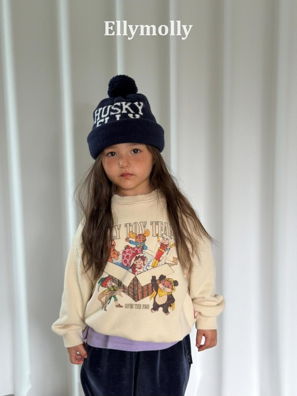 Husky Pompom Beanie [Ellymolly]（2026AW） 4