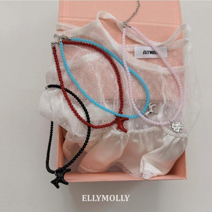 Horse Bead Necklace [Ellymolly]（2026AW） 14