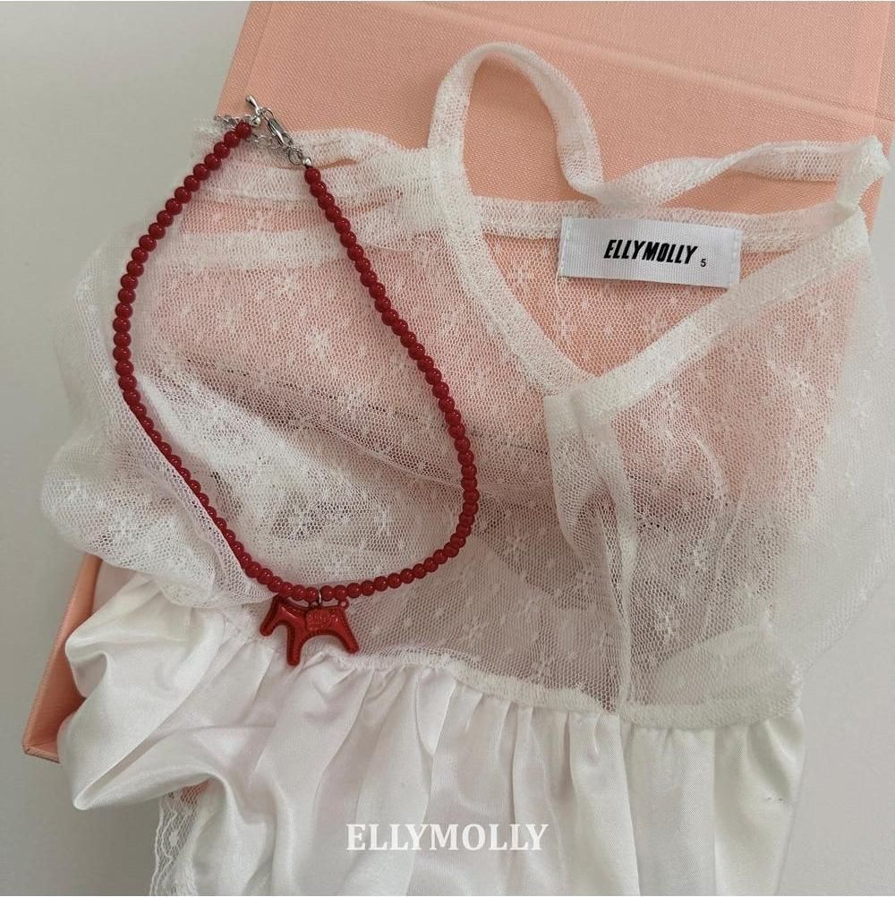 Horse Bead Necklace [Ellymolly]（2026AW） 17