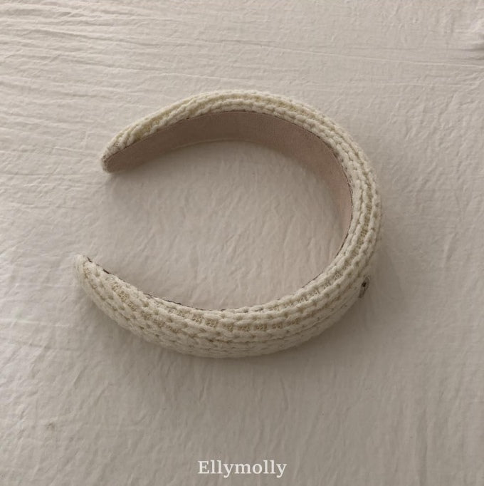 Round Knit Headband [Ellymolly]（2026AW） 1