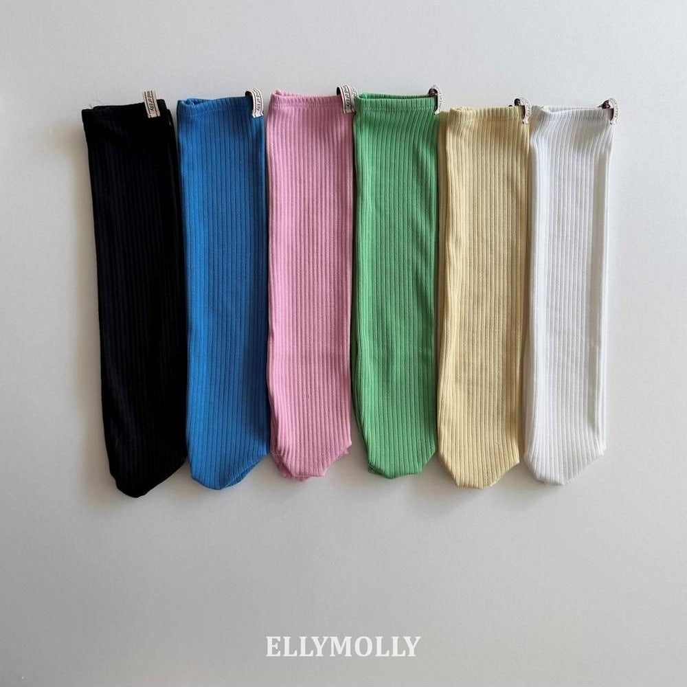 Color Ribbed Socks [Ellymolly]（2026AW） 4