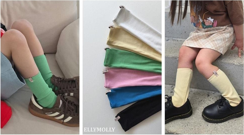 Color Ribbed Socks [Ellymolly]（2026AW） 5