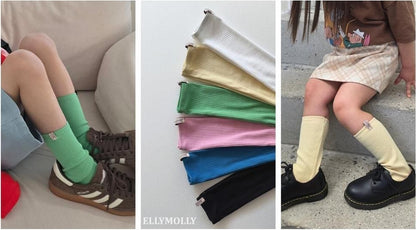 Color Ribbed Socks [Ellymolly]（2026AW） 5