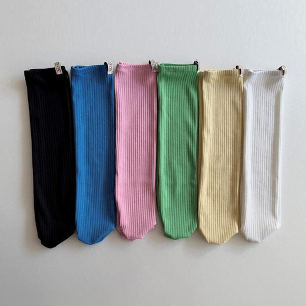 Color Ribbed Socks [Ellymolly]（2026AW） 1