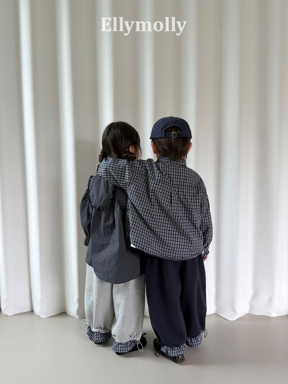 Musk Check Blouse [Ellymolly]（2026AW） 7