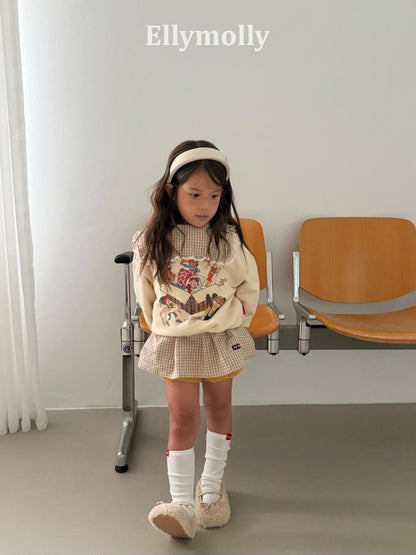 Musk Check Blouse [Ellymolly]（2026AW） 17