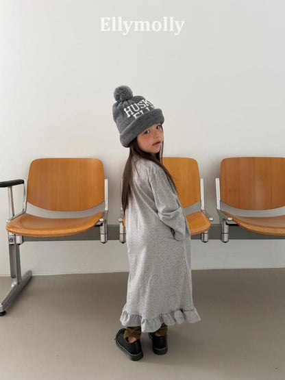 Clover Long Frill Dress (Mom & Kids) [Ellymolly]（2026AW） 9