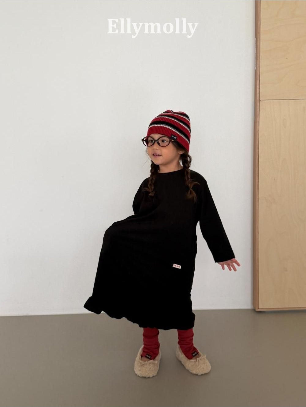 Clover Long Frill Dress (Mom & Kids) [Ellymolly]（2026AW） 15