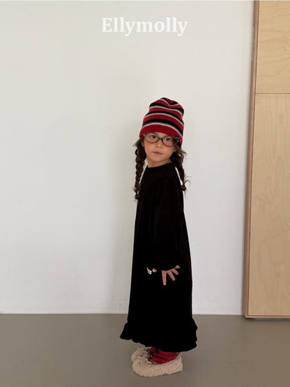 Clover Long Frill Dress (Mom & Kids) [Ellymolly]（2026AW） 17