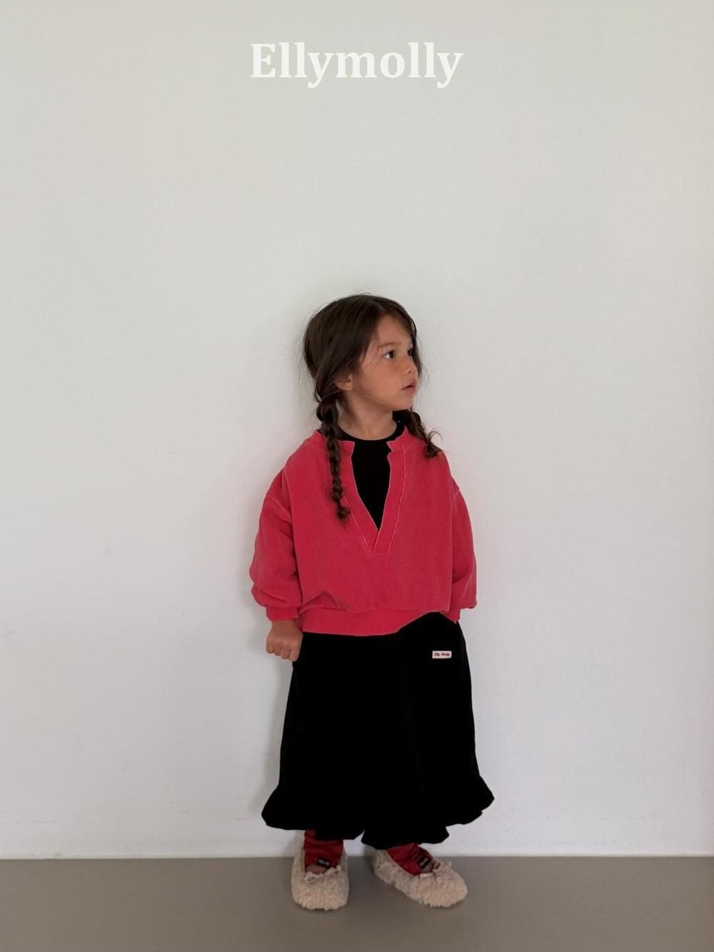 Clover Long Frill Dress (Mom & Kids) [Ellymolly]（2026AW） 19